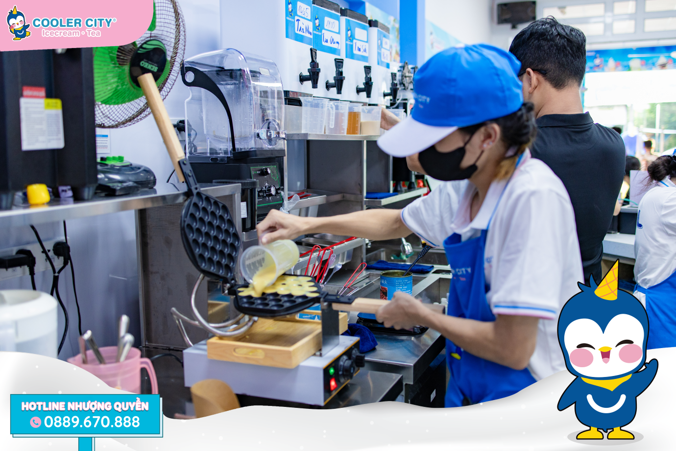 Các thiết bị chuyên dụng giúp duy trì chất lượng đồng nhất cho từng món ăn, đồ uống