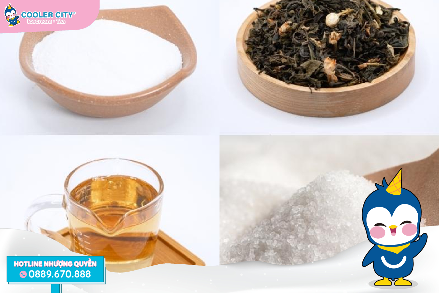 Nguyên liệu chuẩn trong công thức nấu trà sữa trân châu
