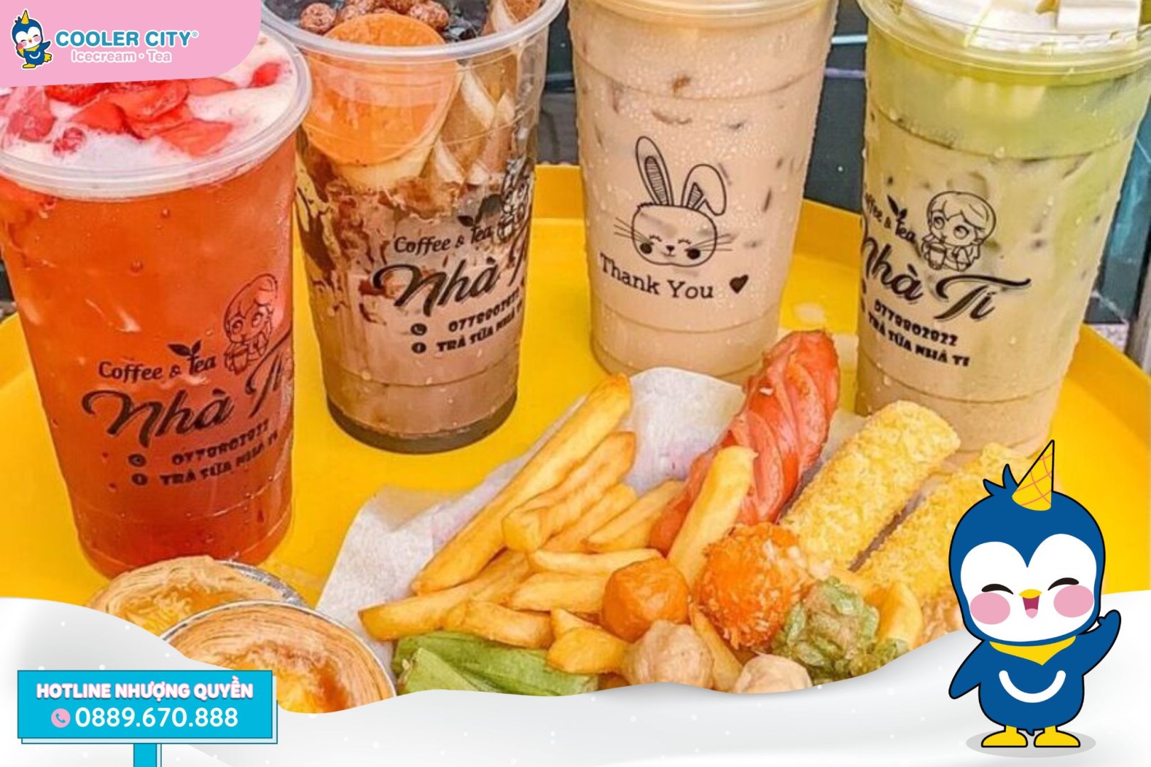 nhượng quyền trà sữa ăn vặt Thị hiếu tiêu dùng trà sữa và đồ ăn vặt của giới trẻ