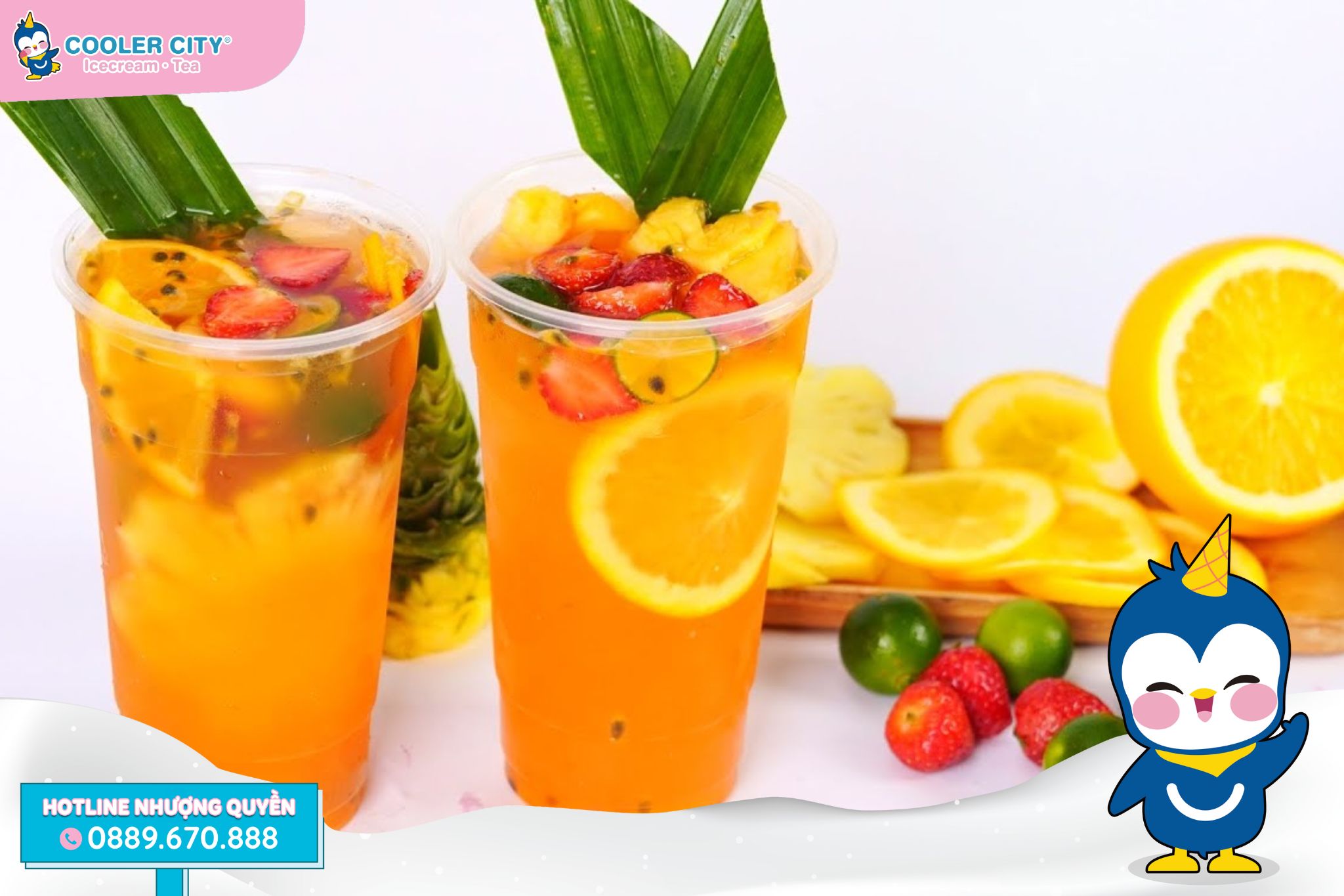 Trà trái cây nhiệt đới Trà trái cây nhiệt đới