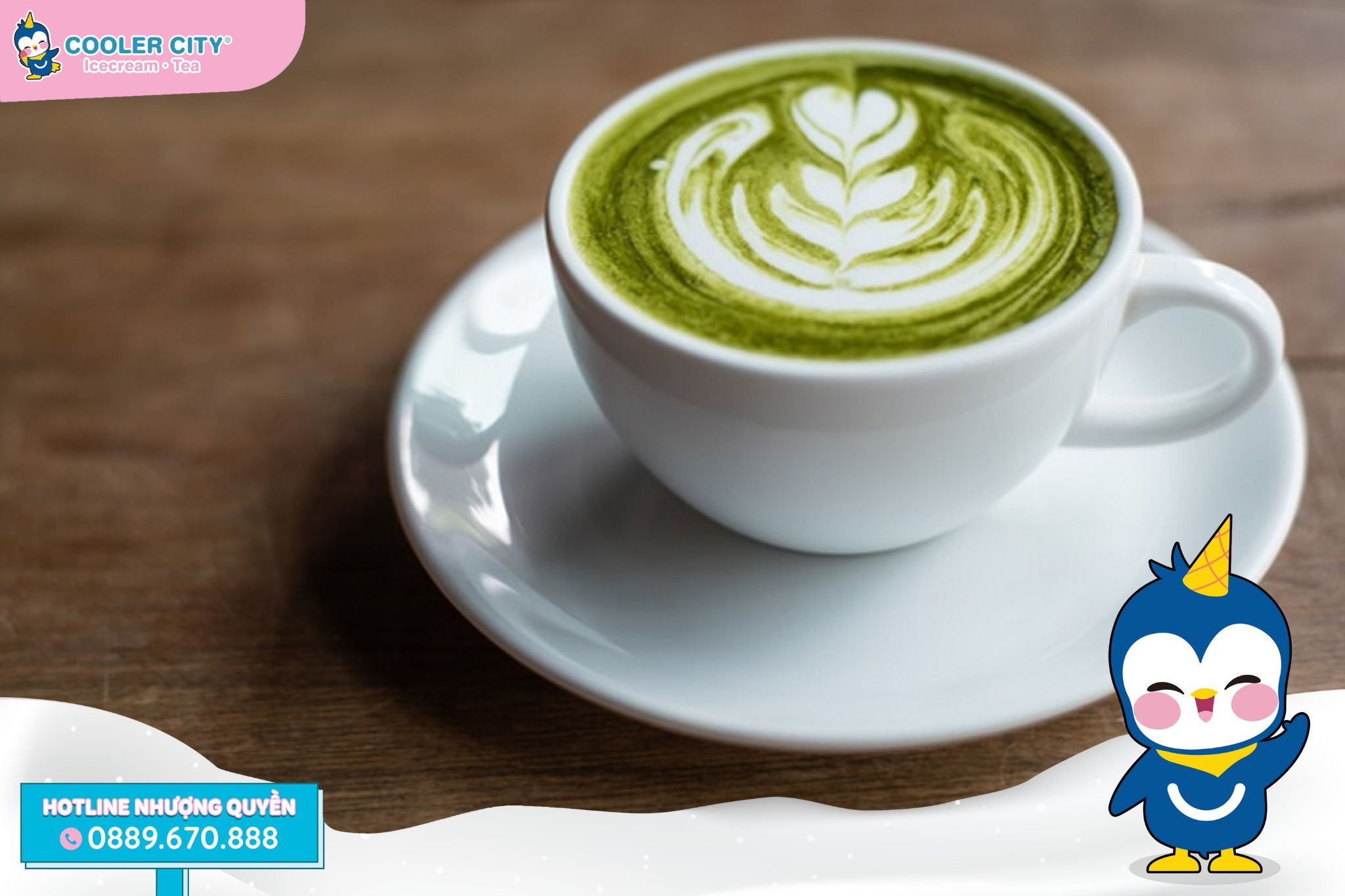 Công thức Matcha Latte nóng Công thức Matcha Latte nóng