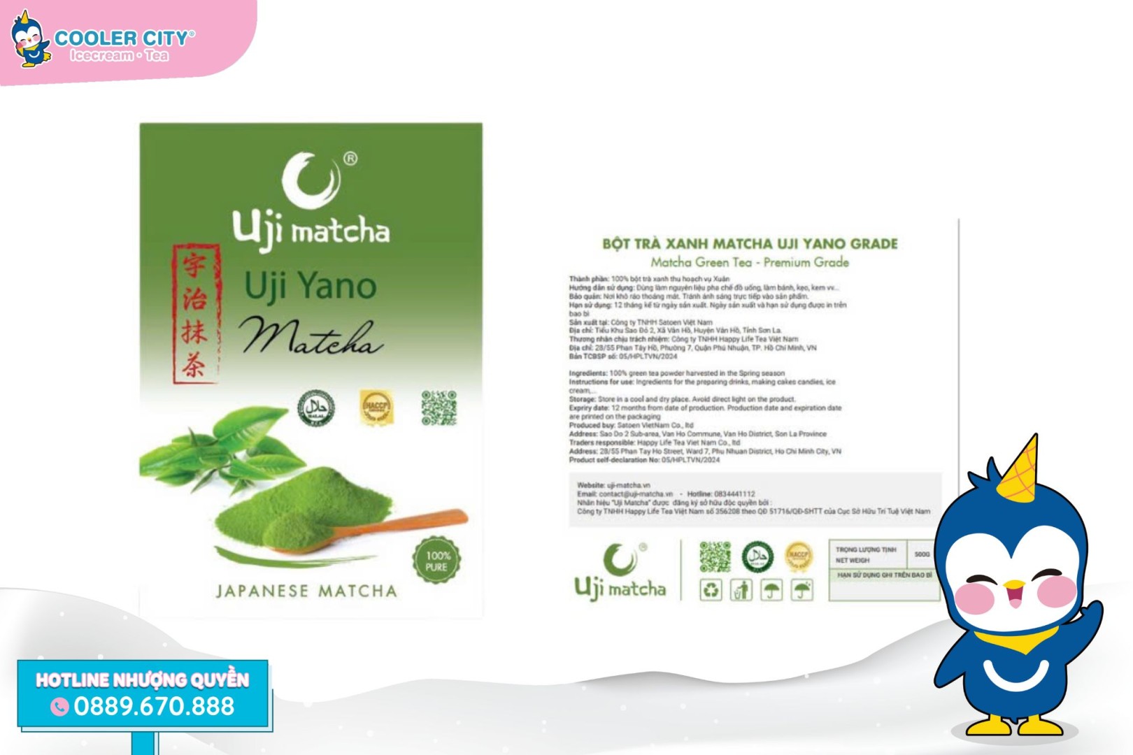 Đọc kỹ thành phần và hạn sử dụng để bảo quản Matcha thật tốt