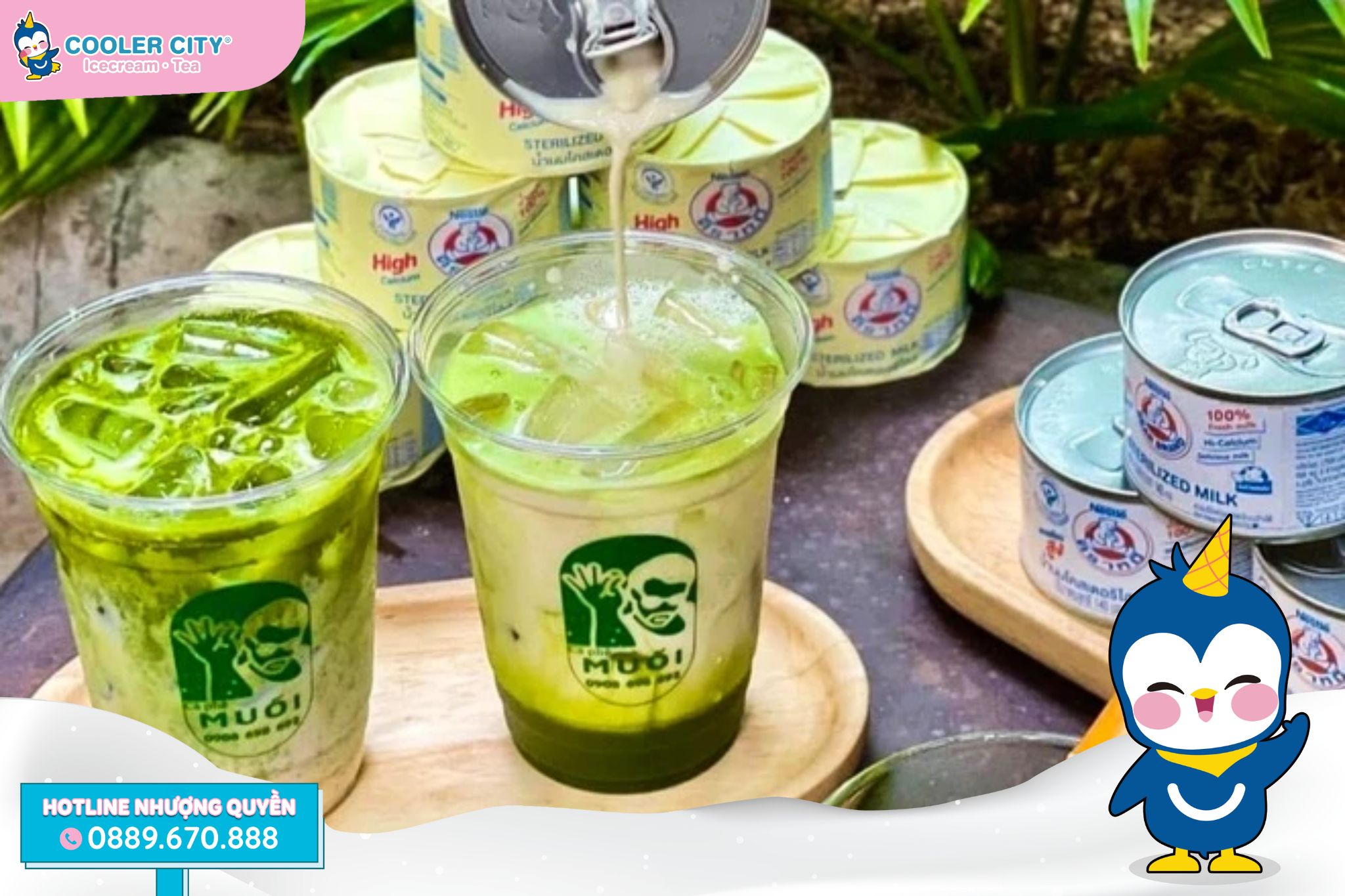 Công thức Matcha sữa gấu Công thức Matcha sữa gấu