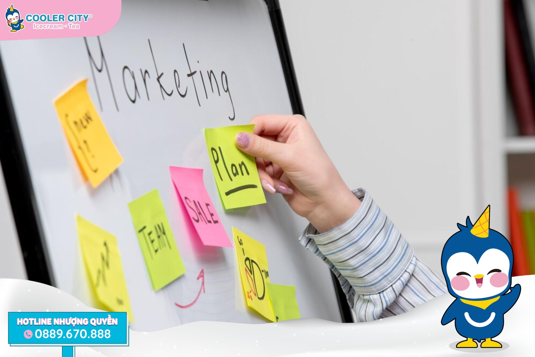 Thương hiệu nhỏ hay lớn đều cần kế hoạch Marketing nếu muốn thúc đẩy doanh số