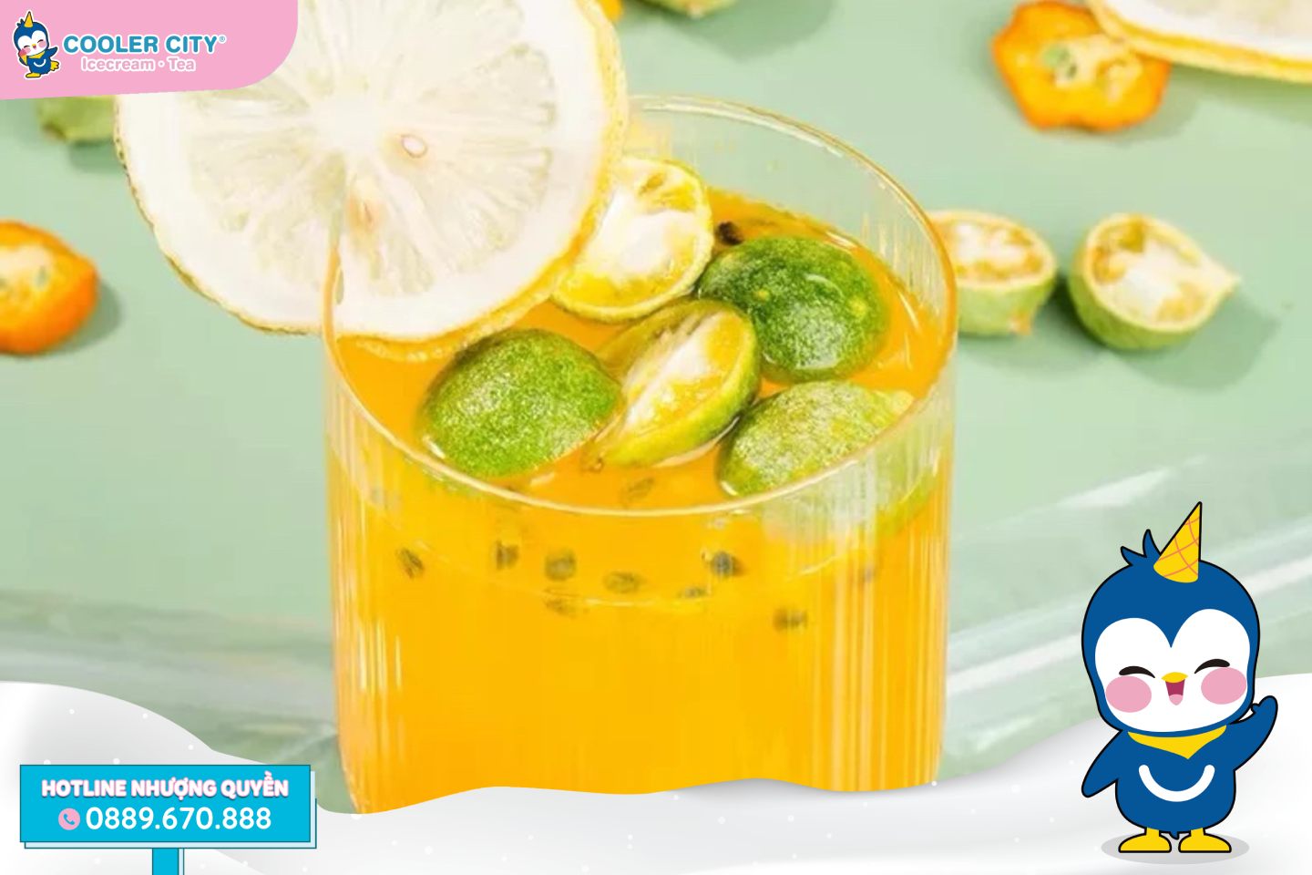 Trà chanh dây kim quất Trà chanh dây kim quất
