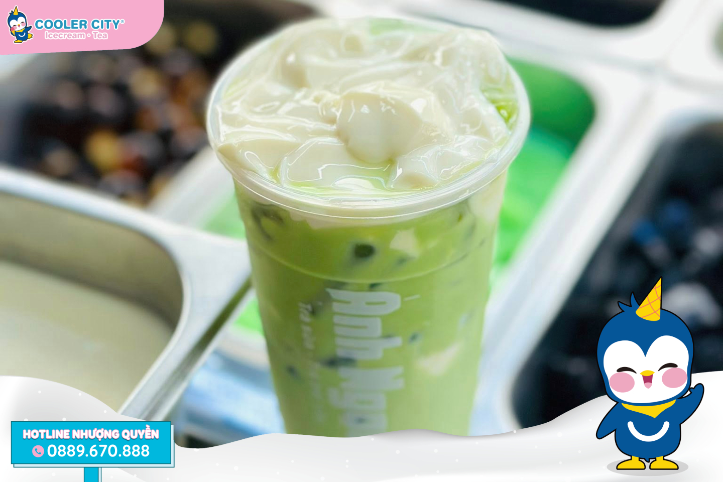 công thức matcha latte