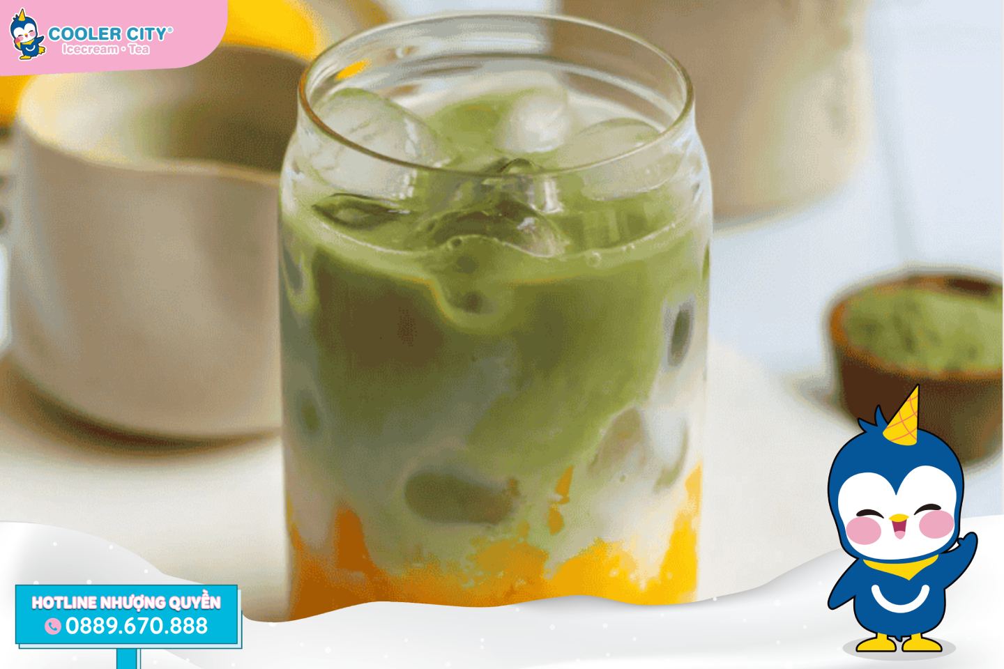 công thức matcha latte