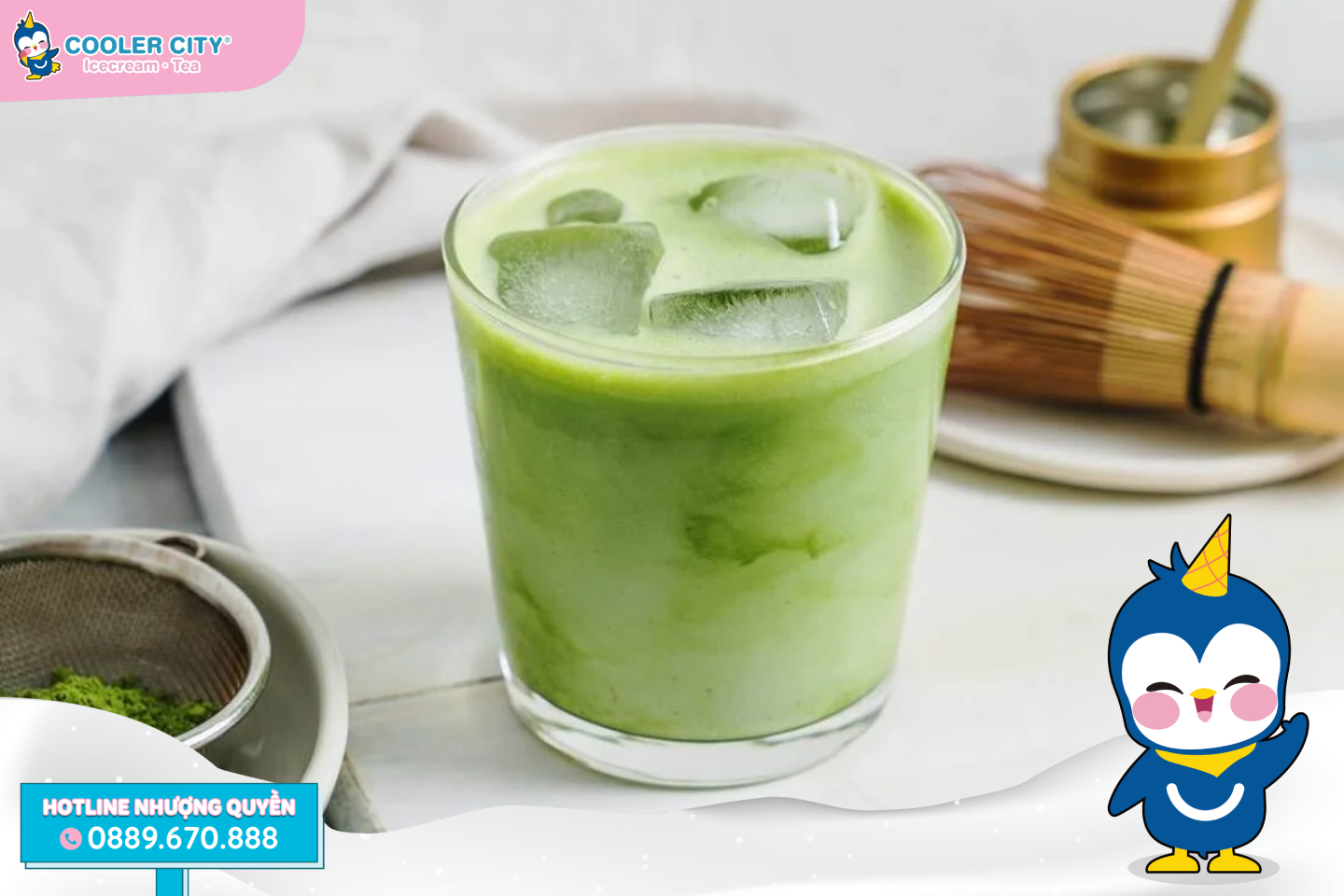 công thức matcha latte