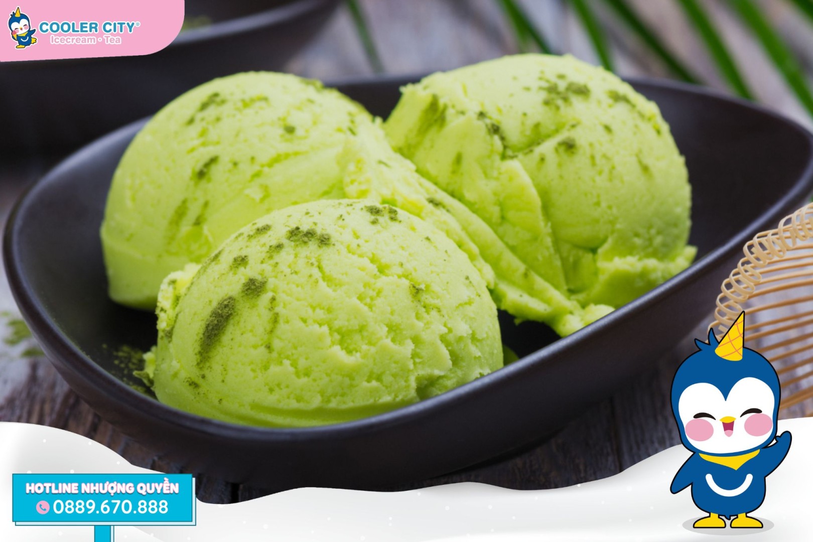 Kem matcha Kem matcha truyền thống