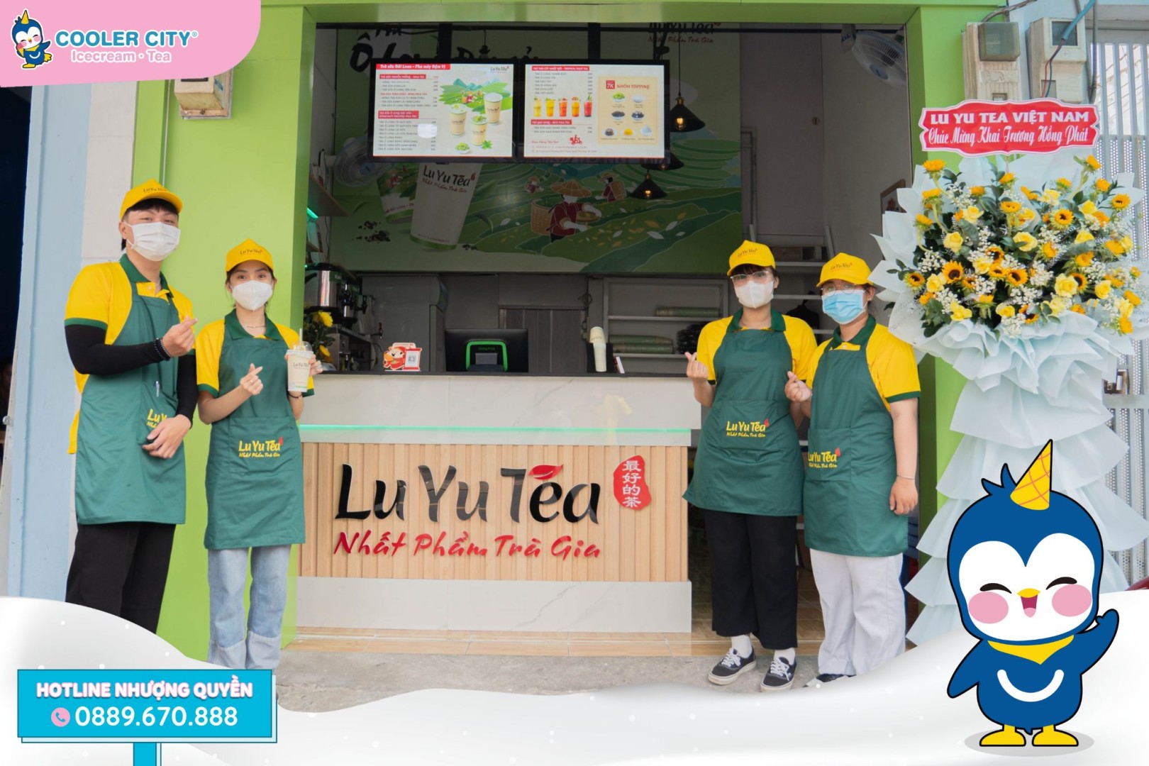Nhượng quyền thương hiệu trà sữa Đài Loan Địa điểm và mô hình kinh doanh của những thương hiệu trà sữa Đài Loan