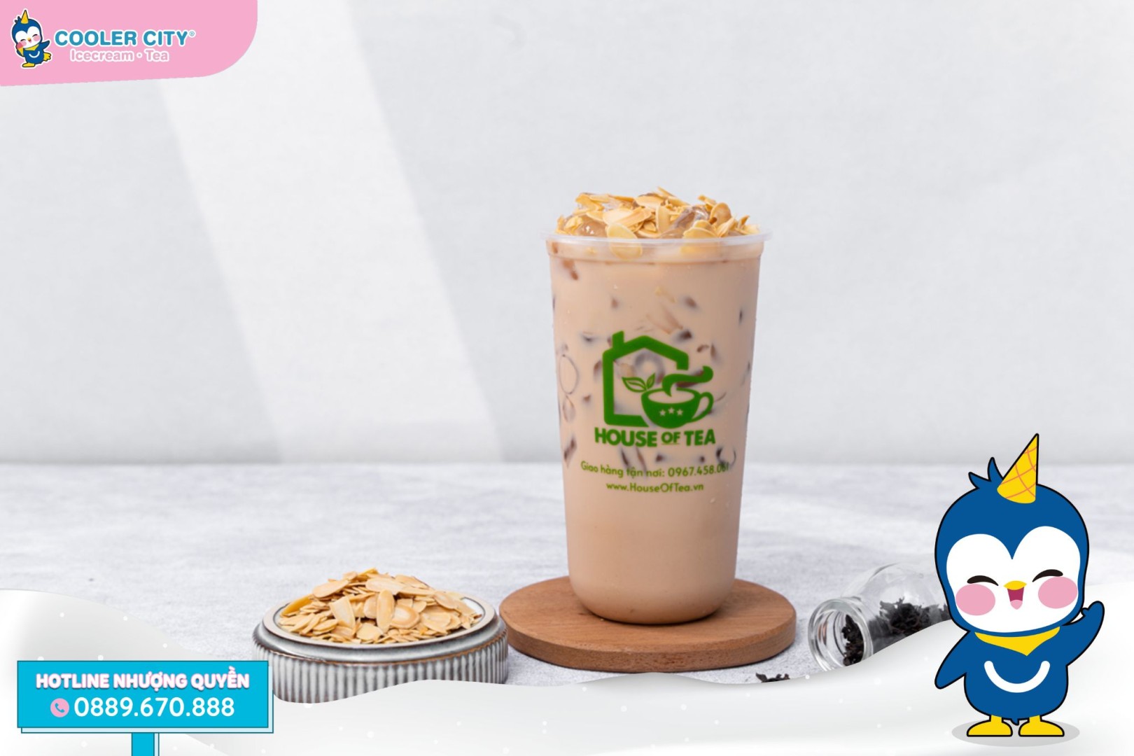 Trà sữa thuần chay Trà sữa thuần chay - Trà sữa hạnh nhân