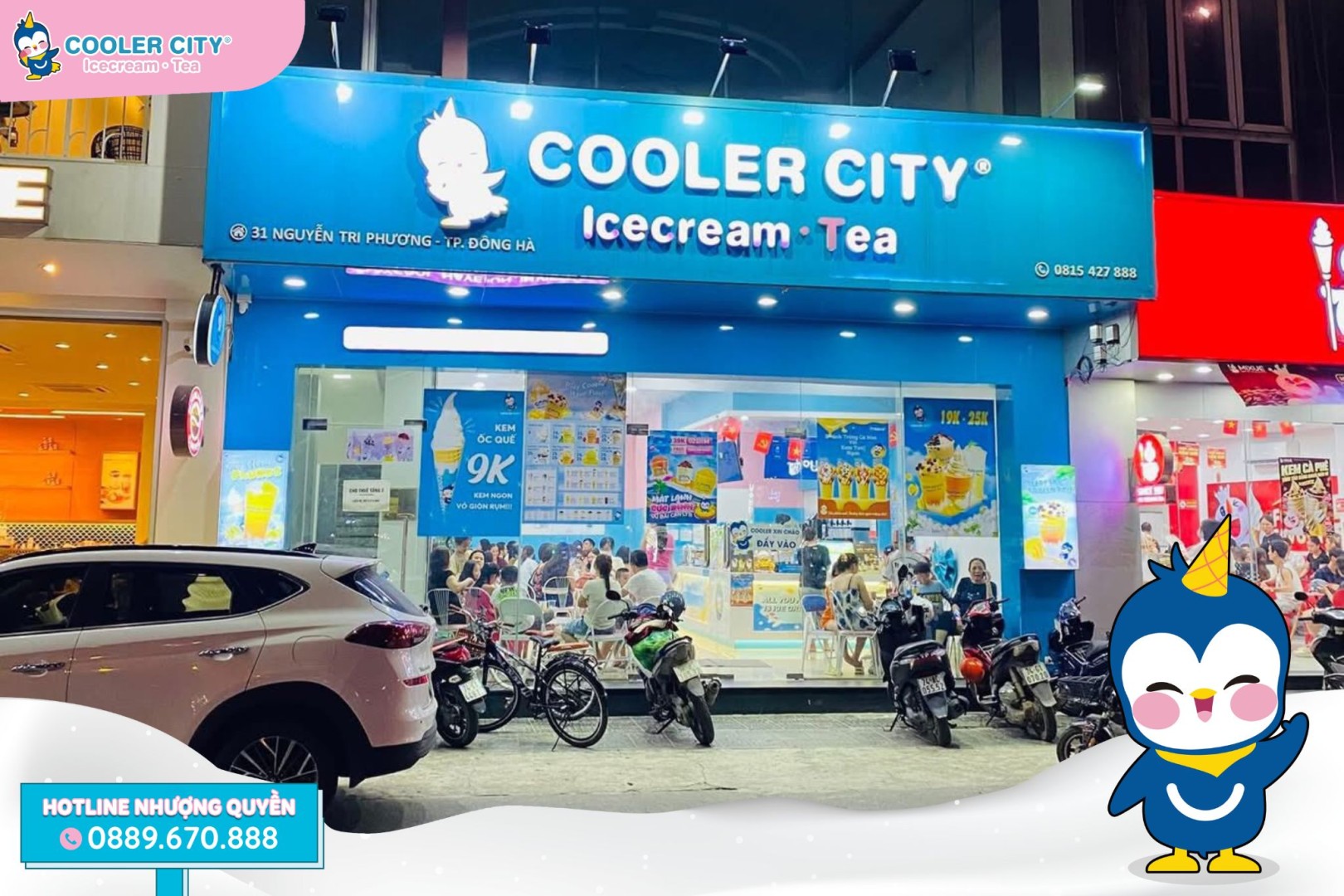 Các mô hình kinh doanh F&B Cơ sở Cooler City tại thành phố Đông Hà thu hút được sự yêu thích và quan tâm