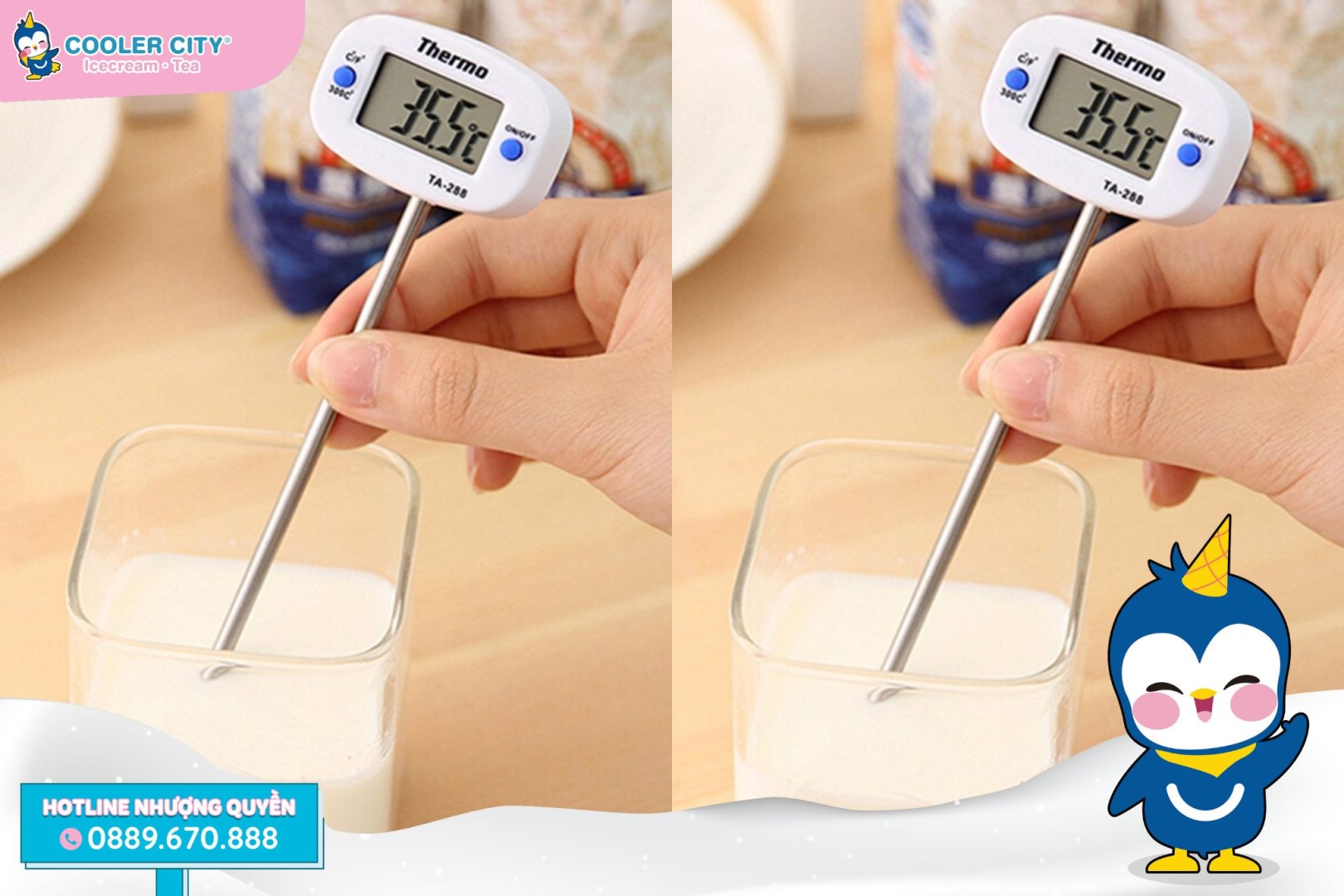 Trà sữa bị kết tủa Nhiệt độ và biến động nhiệt cũng khiến trà sữa bị kết tủa