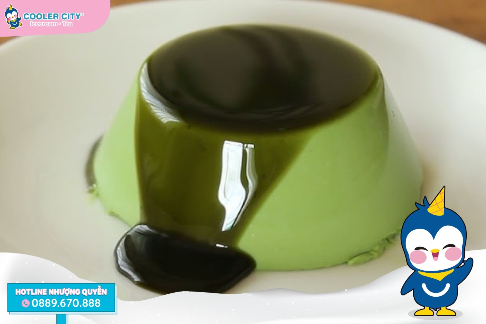 Pudding trà sữa Hoàn thiện và tạo hương vị cho món pudding trà sữa