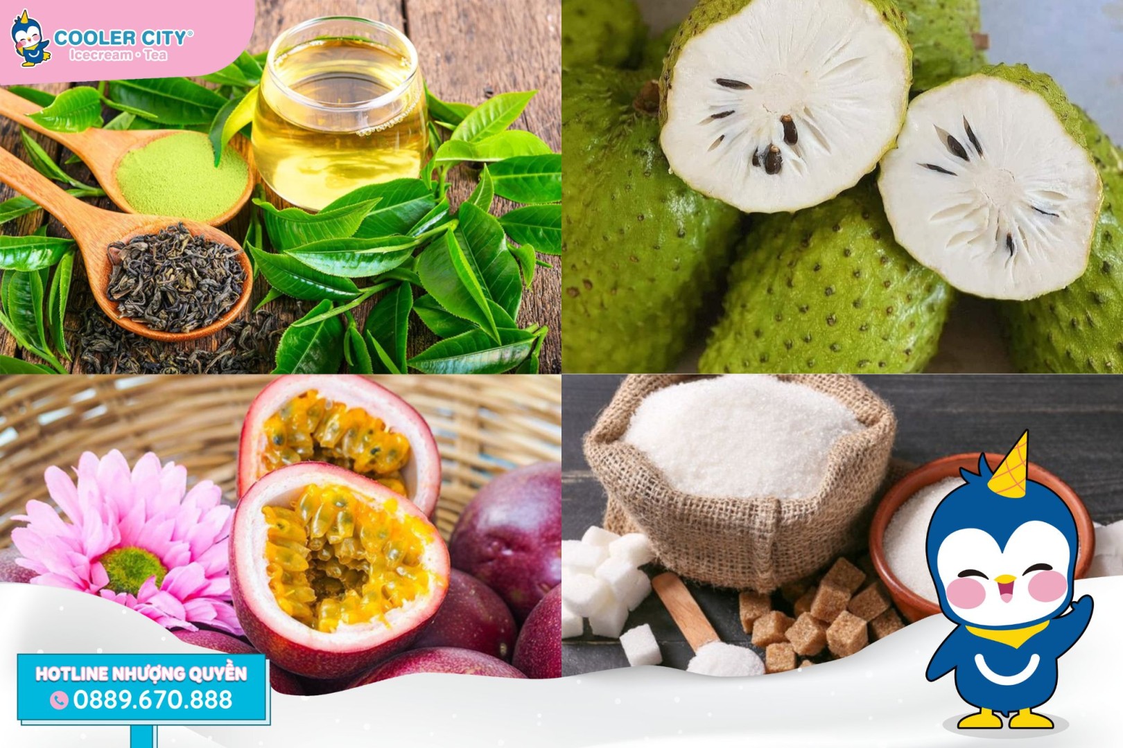 Trà mãng cầu chanh leo Trà mãng cầu chanh leo