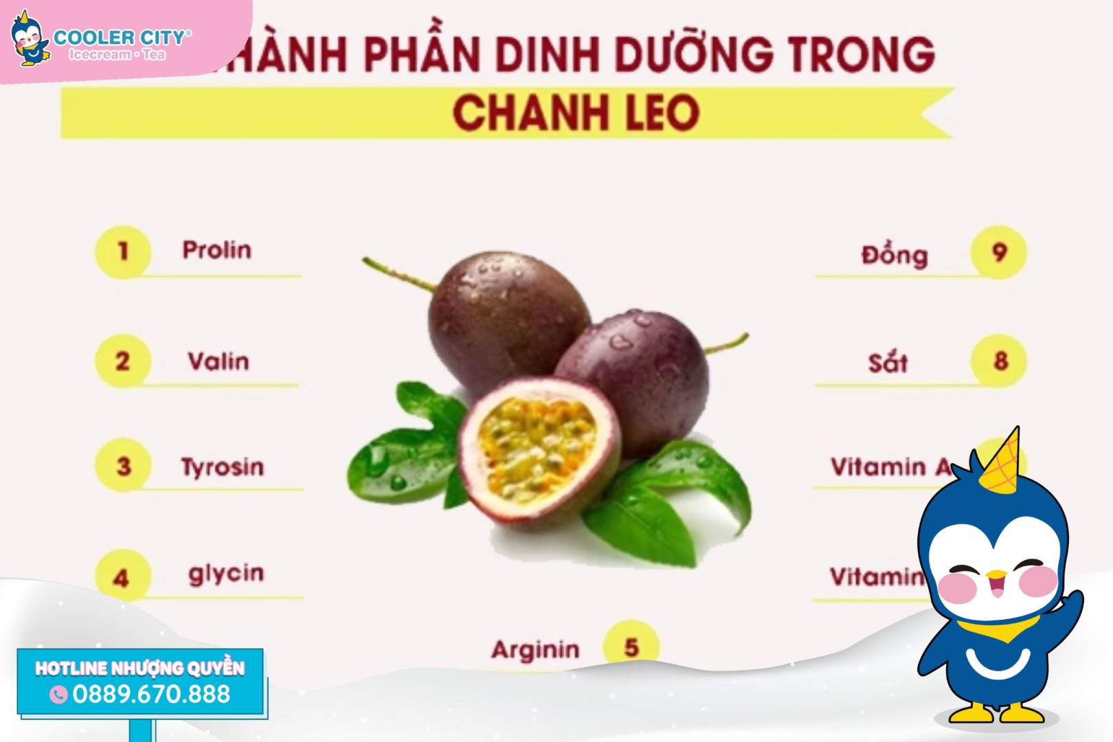Trà mãng cầu chanh leo Trà mãng cầu chanh leo
