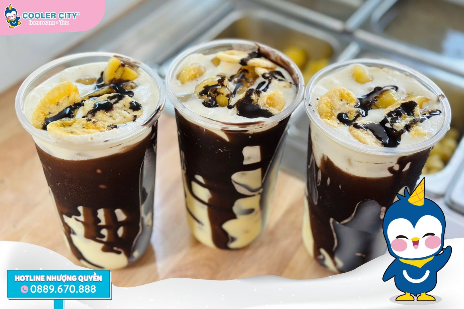 Sữa chuối Socola giòn